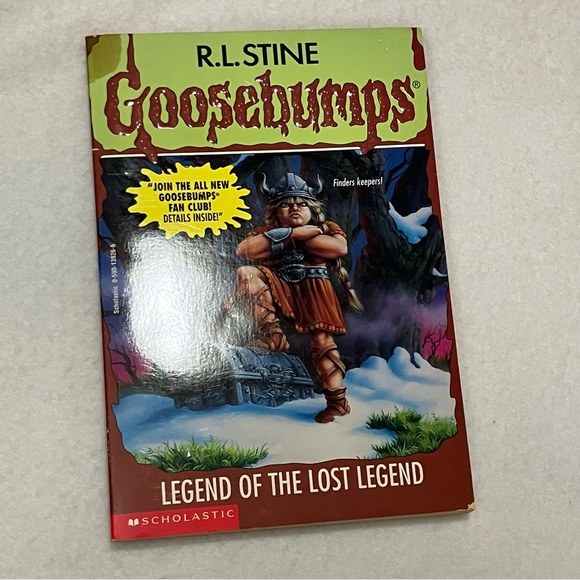 Scholastic | Accents | R L Stine Book Goosebumps Legend Of The Lost ...